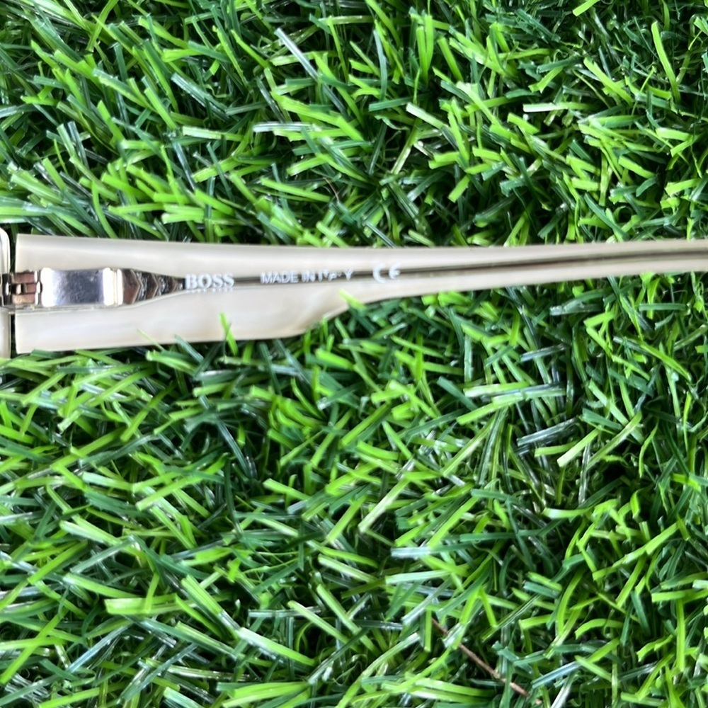 HUGO BOSS Designer Luxury Black & White Women’s Full Rim Eyeglasses - Picture 8 of 11